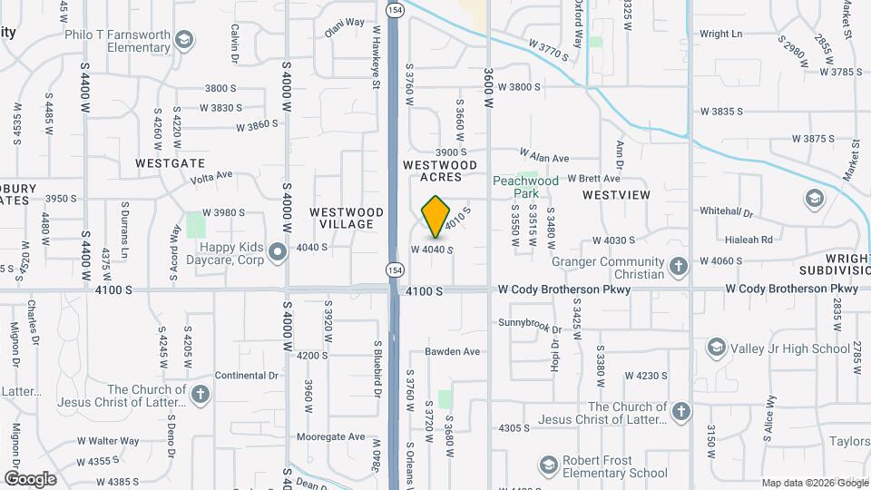 3702 W 4040 S, Unit Unit 1 Map and Location Details