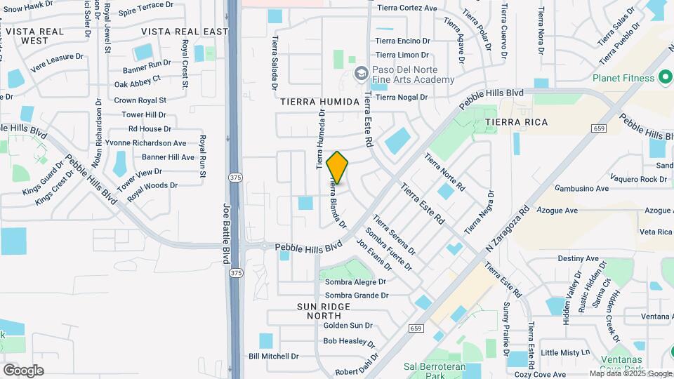2304 Tierra Blanda Dr Map and Location Details