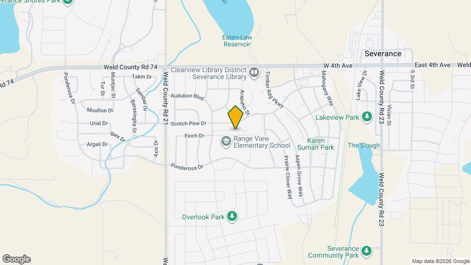 700 Finch Dr Map and Location Details