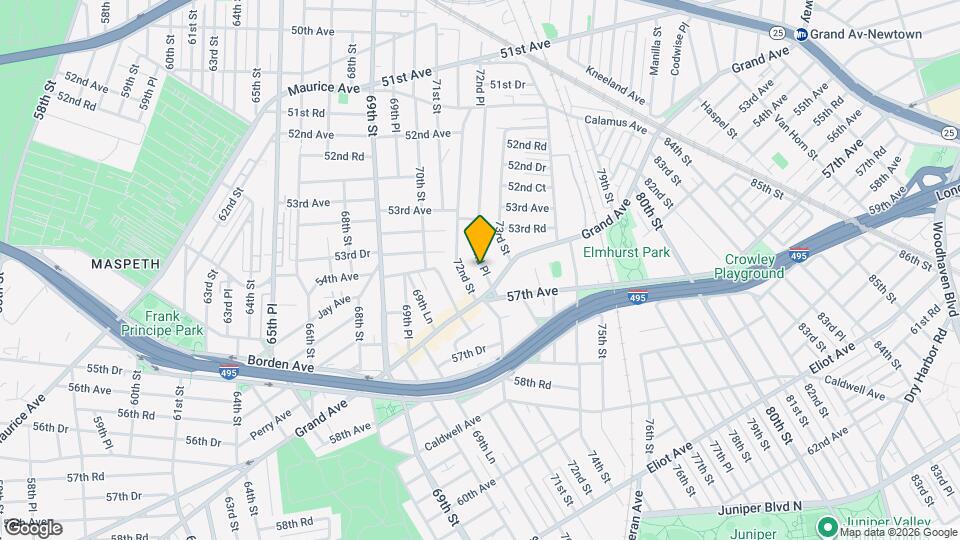 53-74-74 72nd Pl Map and Location Details