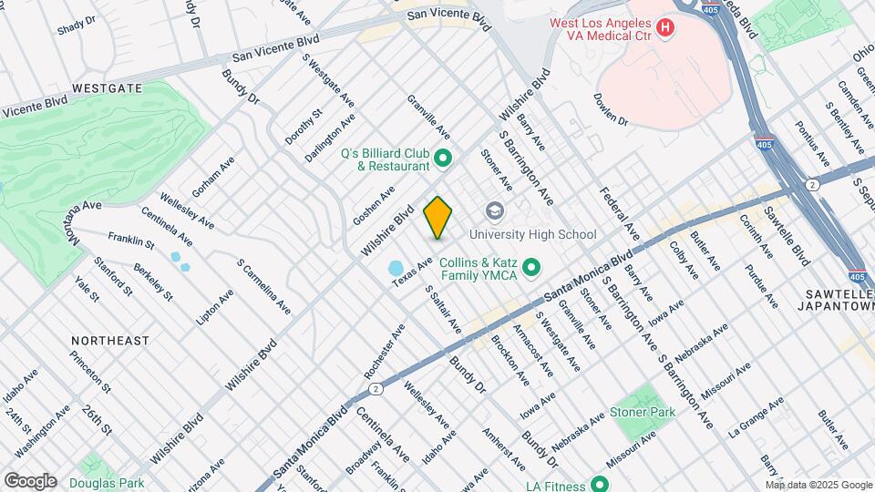 1256 Brockton Ave Mapa y Detalles de la Ubicación