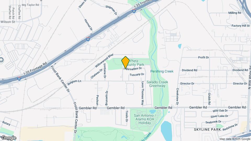 3606 Versailles Dr Map and Location Details