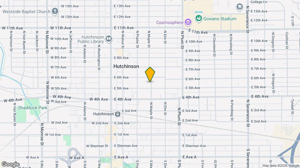 505 N Maple St Map and Location Details