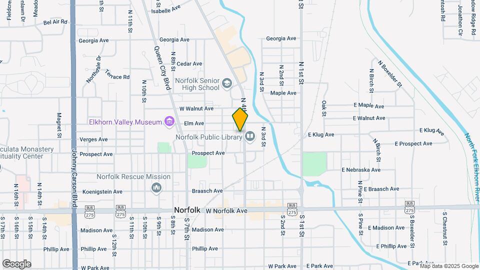 503 N 4th St, Unit 7 Map and Location Details