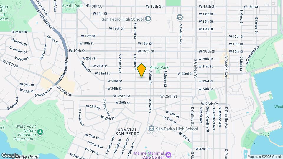 1054 W 23rd St Map and Location Details