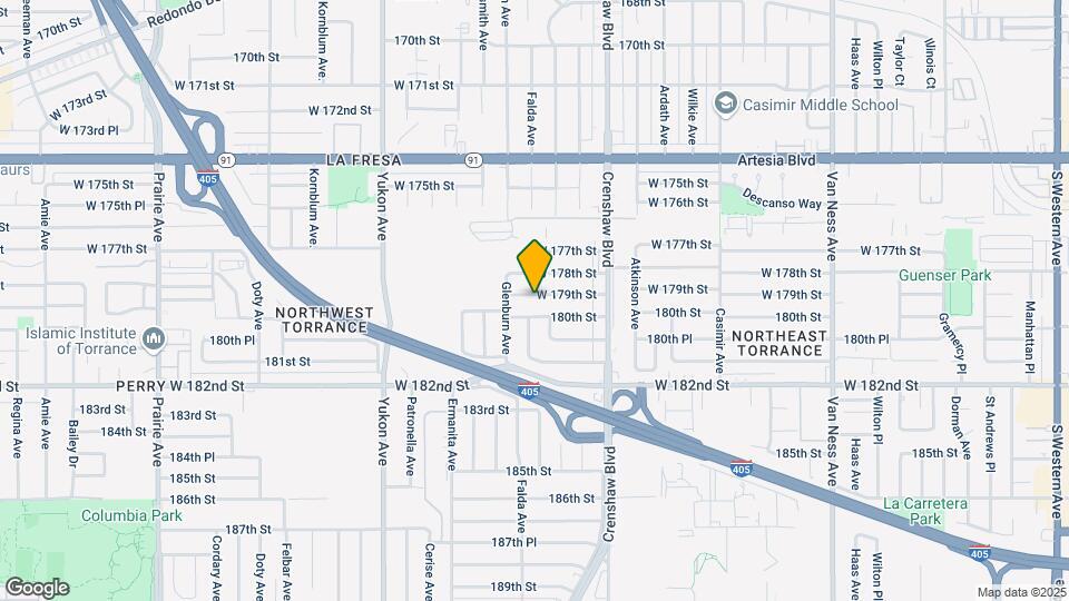 3218 W 179th St Map and Location Details