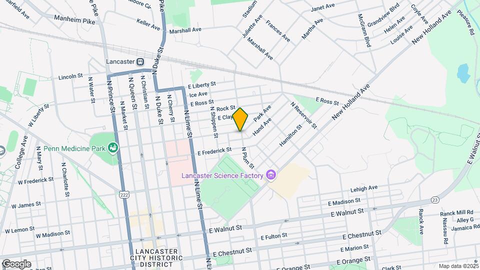 352 E New St Map and Location Details