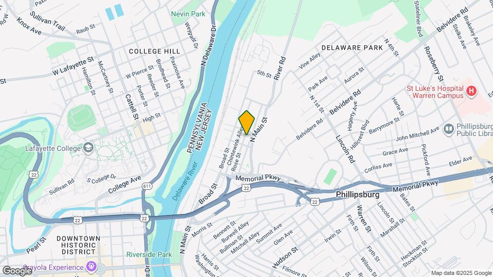 104 1/2 Rose St Mapa y Detalles de la Ubicación