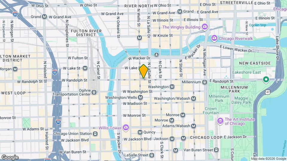 185 W Randolph St Mapa y Detalles de la Ubicación
