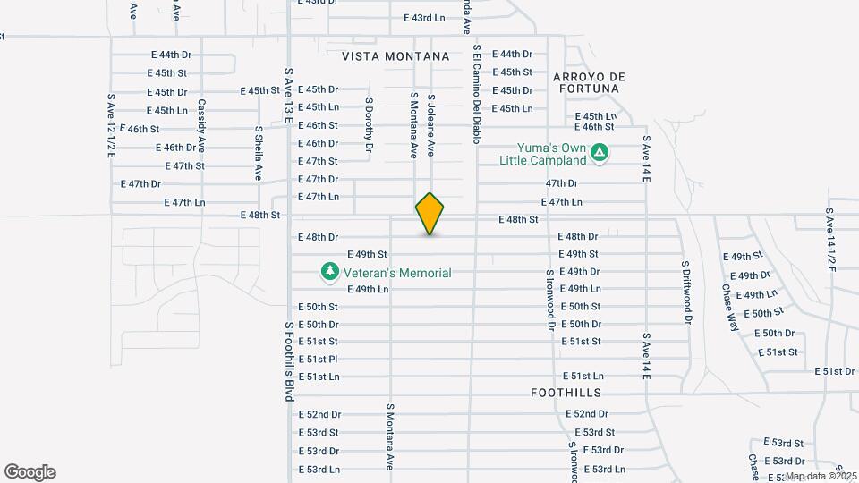 13419 E 48th Dr Mapa y Detalles de la Ubicación