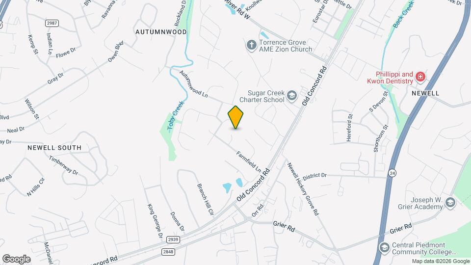 7424 Highbury Ln Map and Location Details