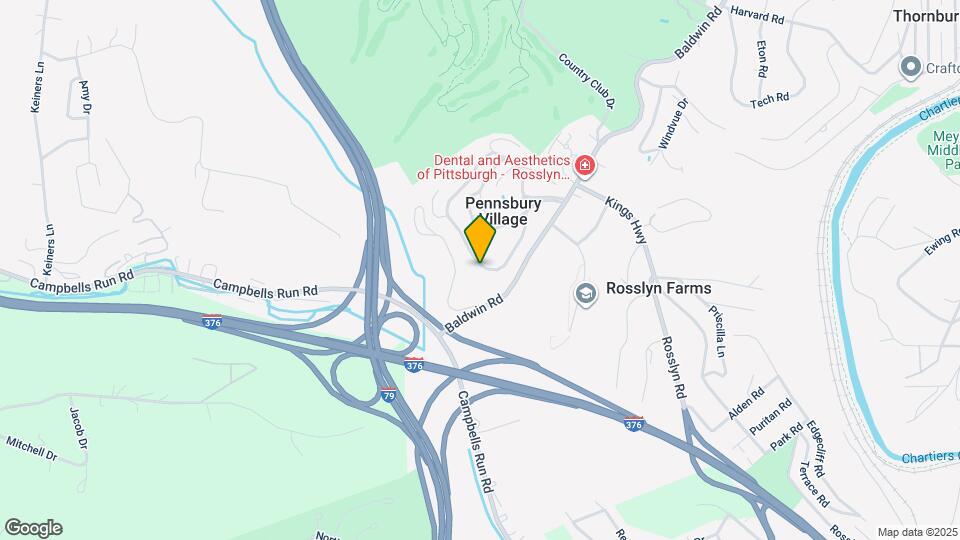 1198 Pennsbury Blvd Map and Location Details