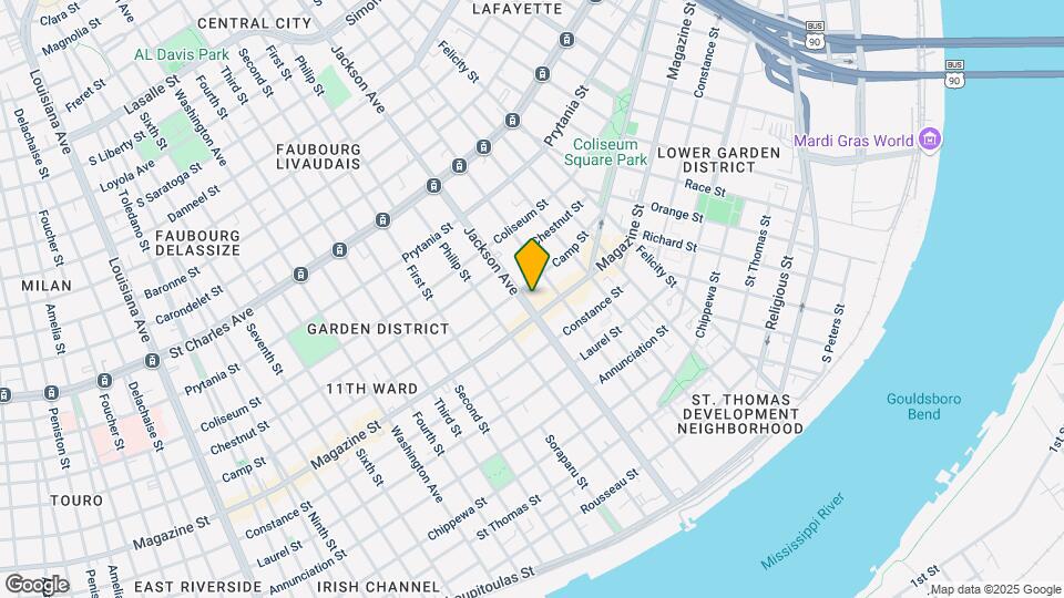 1129 Jackson Ave Mapa y Detalles de la Ubicación