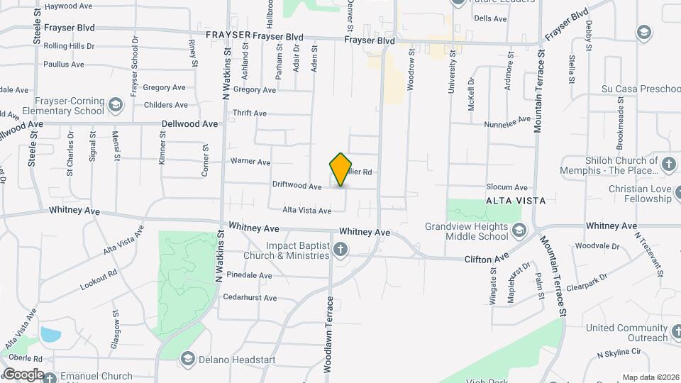 2019 Driftwood Ave Map and Location Details