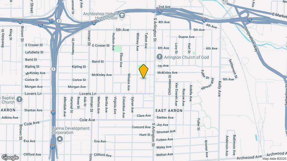 598 Talbot Ave Mapa y Detalles de la Ubicación
