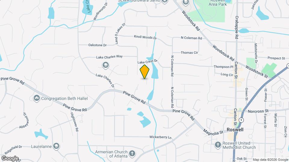 1110 Lake Dr Map and Location Details