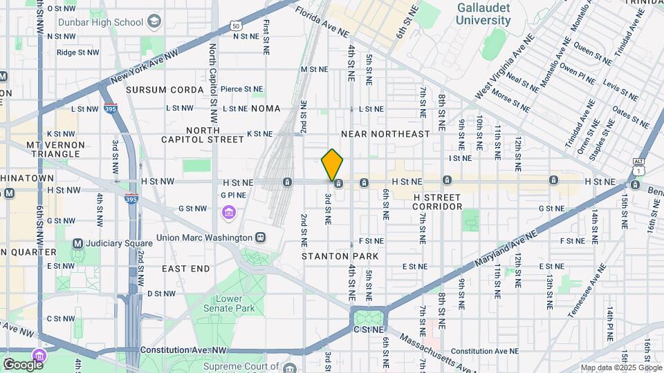 301 H St NE Map and Location Details