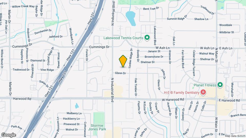 1001 Woodhaven Ct Map and Location Details