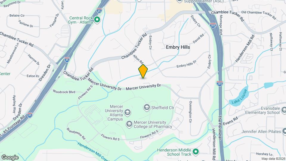 3128 Mercer University Dr Map and Location Details