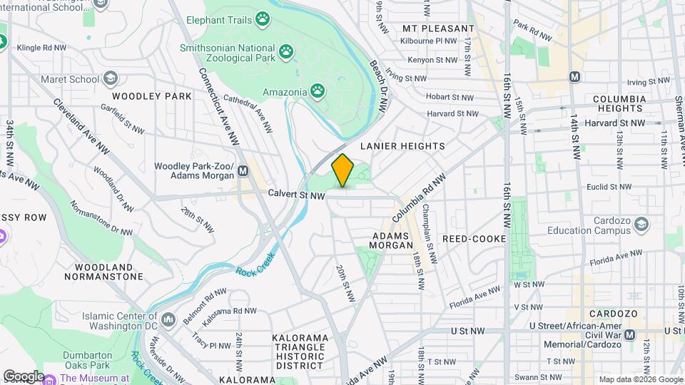 1949 Calvert St NW Map and Location Details