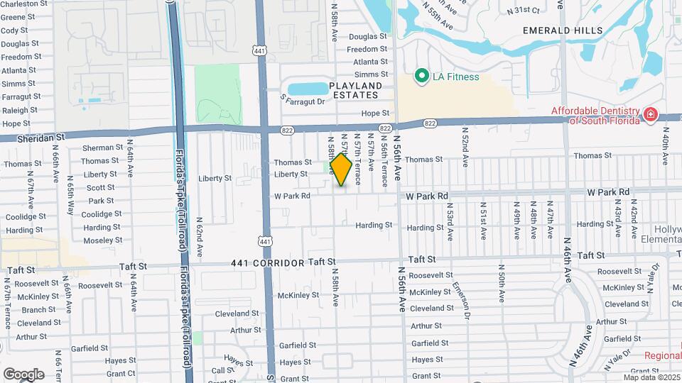 2100 N 57th Way Map and Location Details