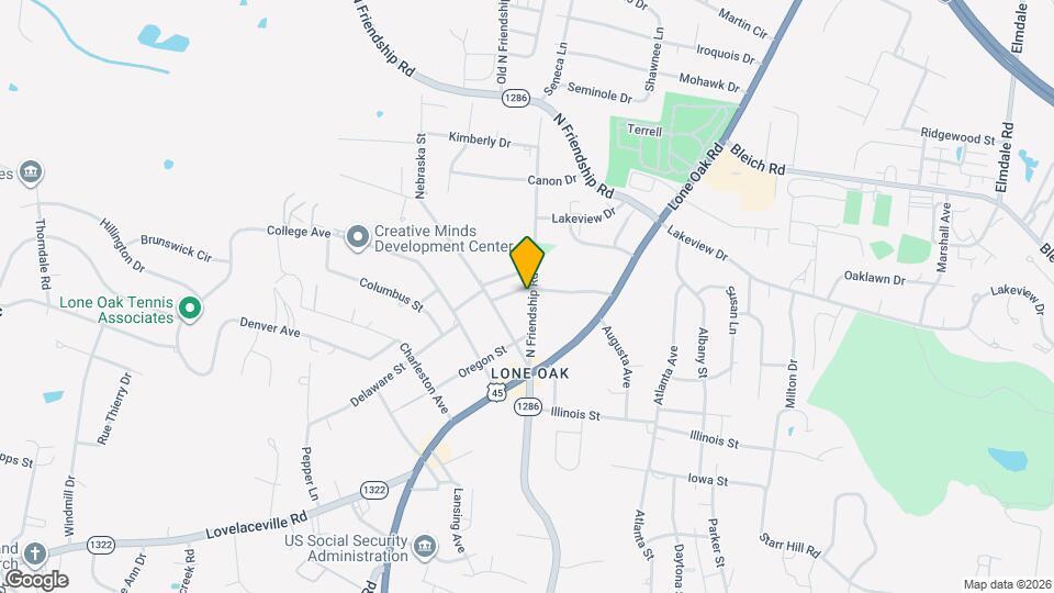 177 N Friendship Rd Map and Location Details