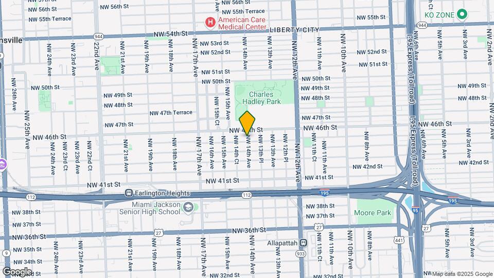 1401 NW 45th St Map and Location Details