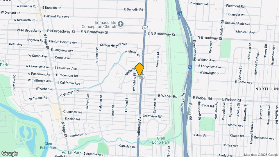 3061 Indianola Ave Mapa y Detalles de la Ubicación