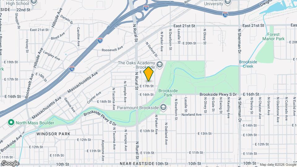 2908 E 17th St Map and Location Details