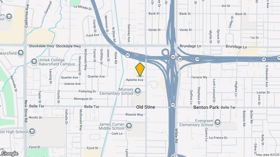 3720 Apache Ave Map and Location Details