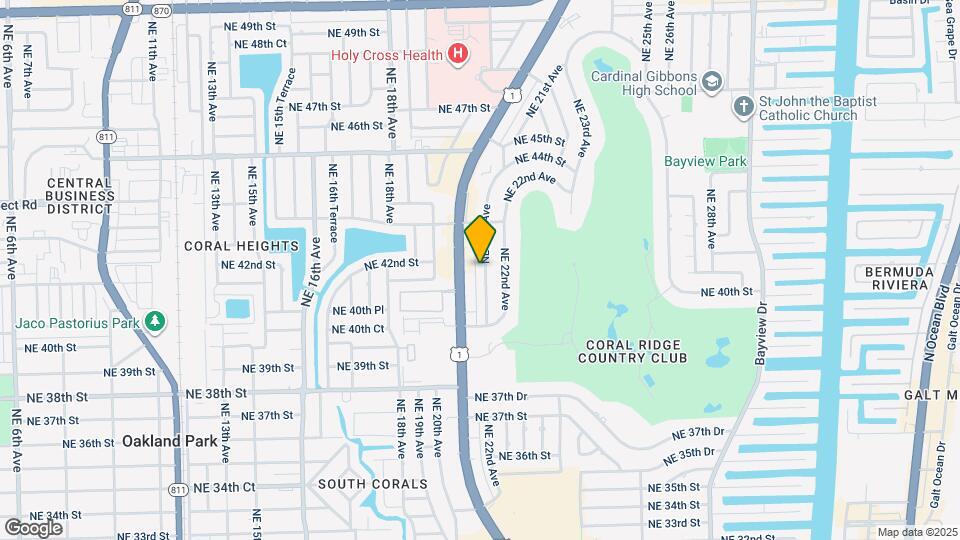 4009 NE 21st Ave Mapa y Detalles de la Ubicación