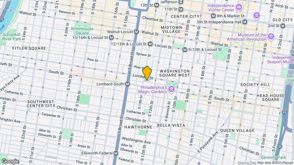 1230 Rodman St Map and Location Details