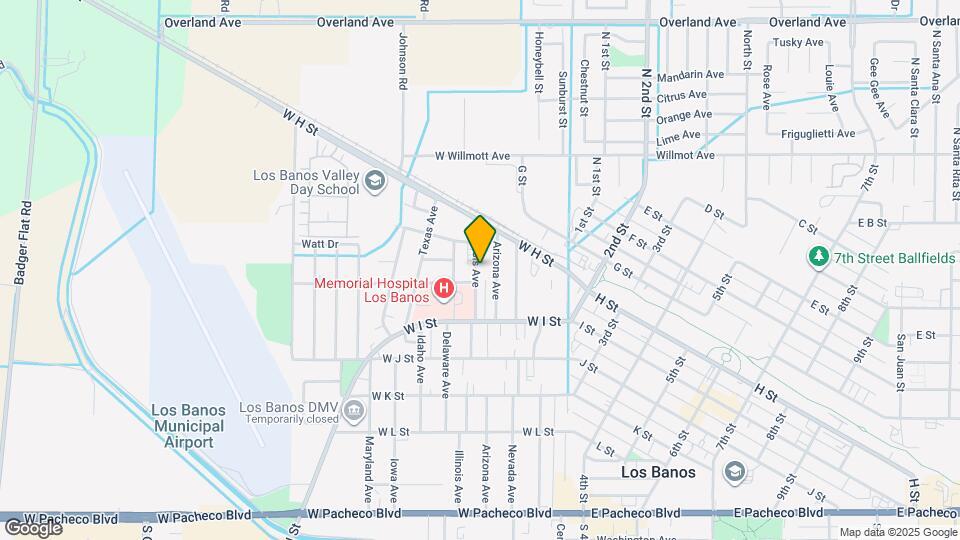 740 Illinois Ave Map and Location Details