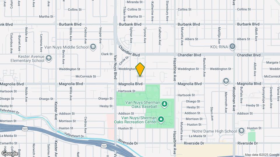 5222 Lennox Ave Map and Location Details