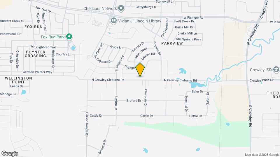 3420 N Crowley Cleburne Rd Map and Location Details