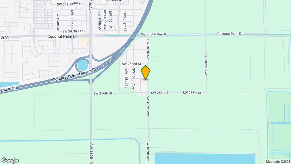 25430 SW 107th Ave Map and Location Details