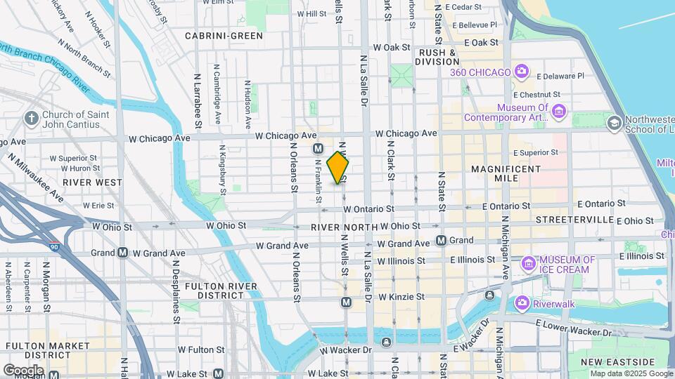 658 N Wells St Map and Location Details