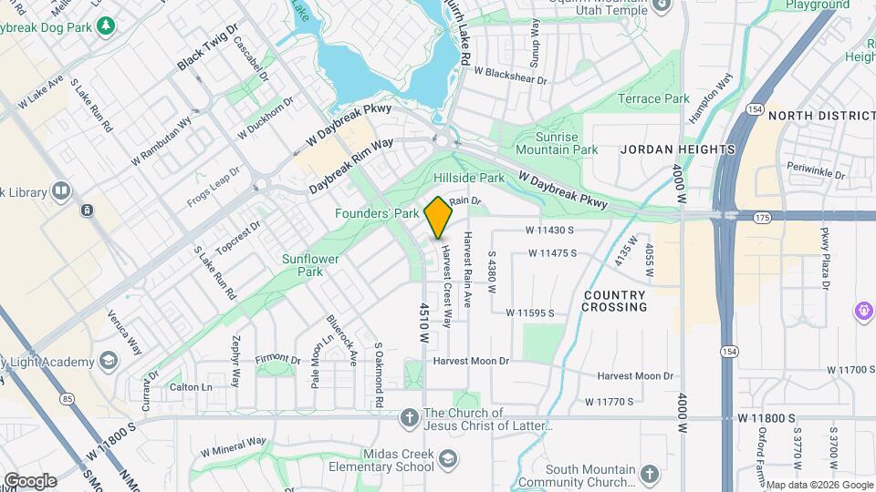 11458 Harvest Crest Way Map and Location Details