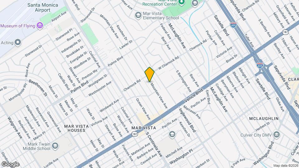 3635 Mountain View Ave, Unit Guest House Map and Location Details