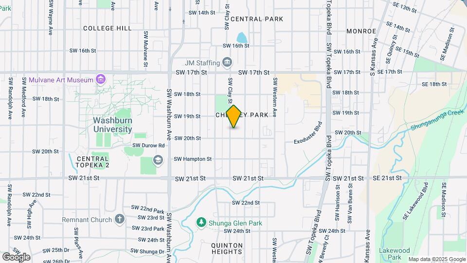 1924 SW Clay St Map and Location Details