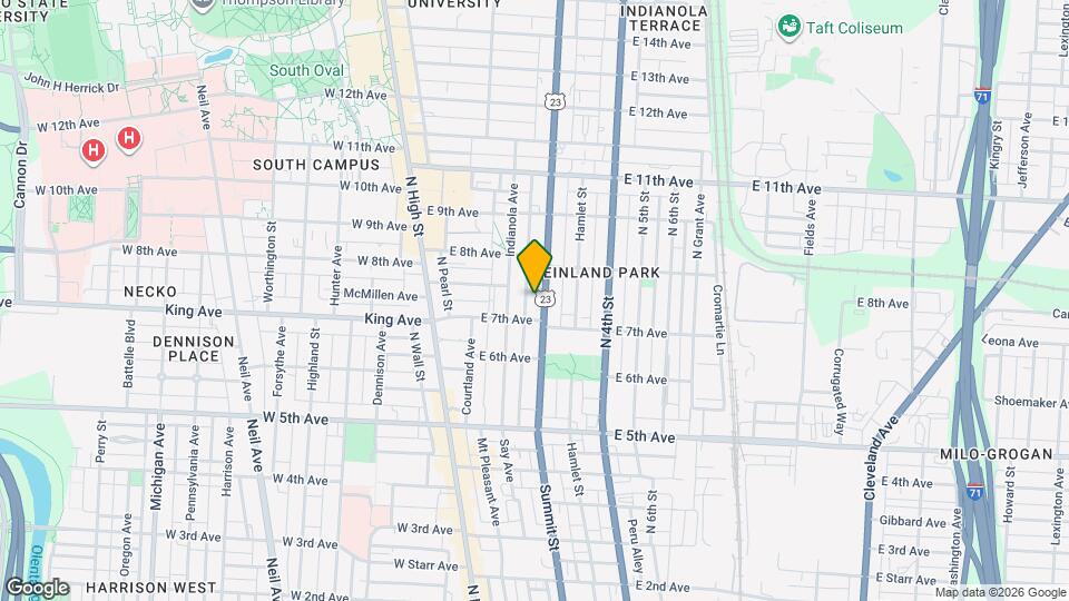 1369-1371-1371 Summit St Map and Location Details