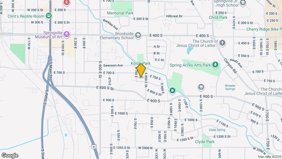751 E 750 S St Mapa y Detalles de la Ubicación