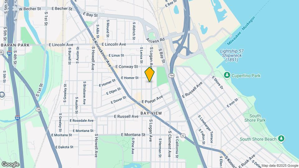 2525 S Logan Ave Map and Location Details