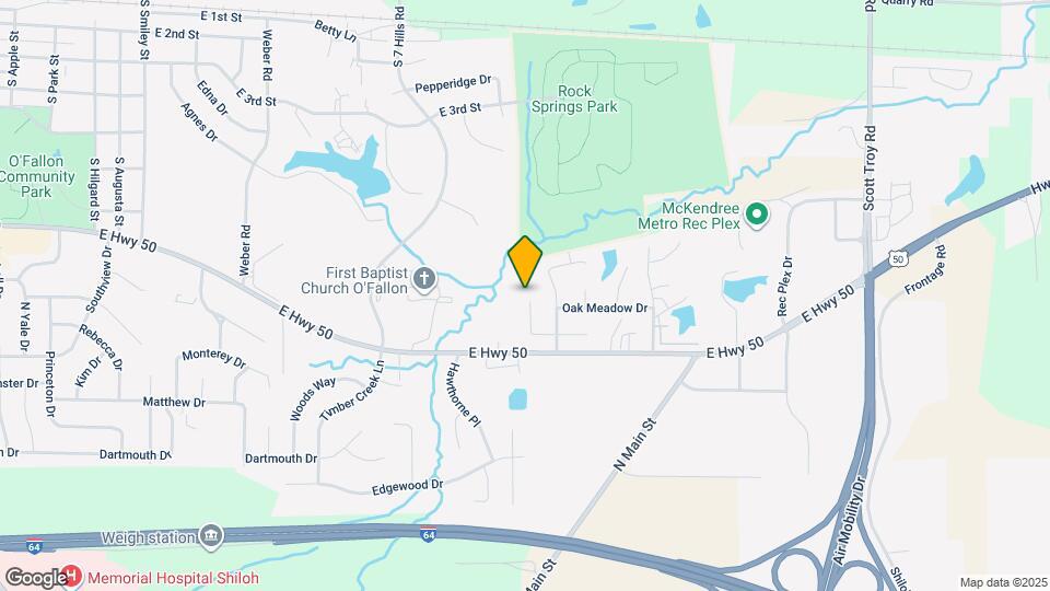 701 Oak Hollow Ct Map and Location Details