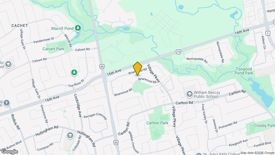 125 Briarwood Rd Map and Location Details