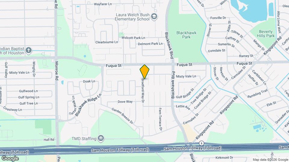 10827 Bradford Way Dr Map and Location Details