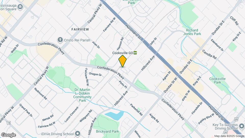 135 Hillcrest Ave Map and Location Details