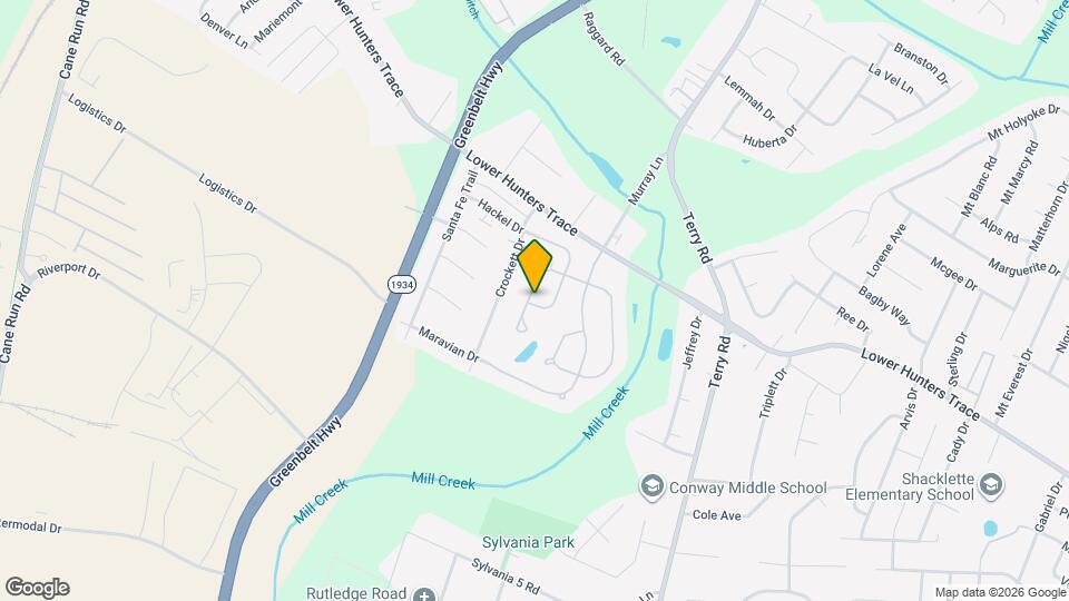 6632 Hunters Creek Blvd Map and Location Details