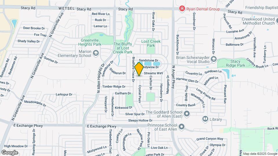 1515 Creek Springs Dr Map and Location Details