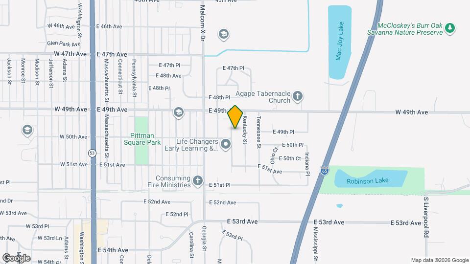 4965 Vermont St Map and Location Details